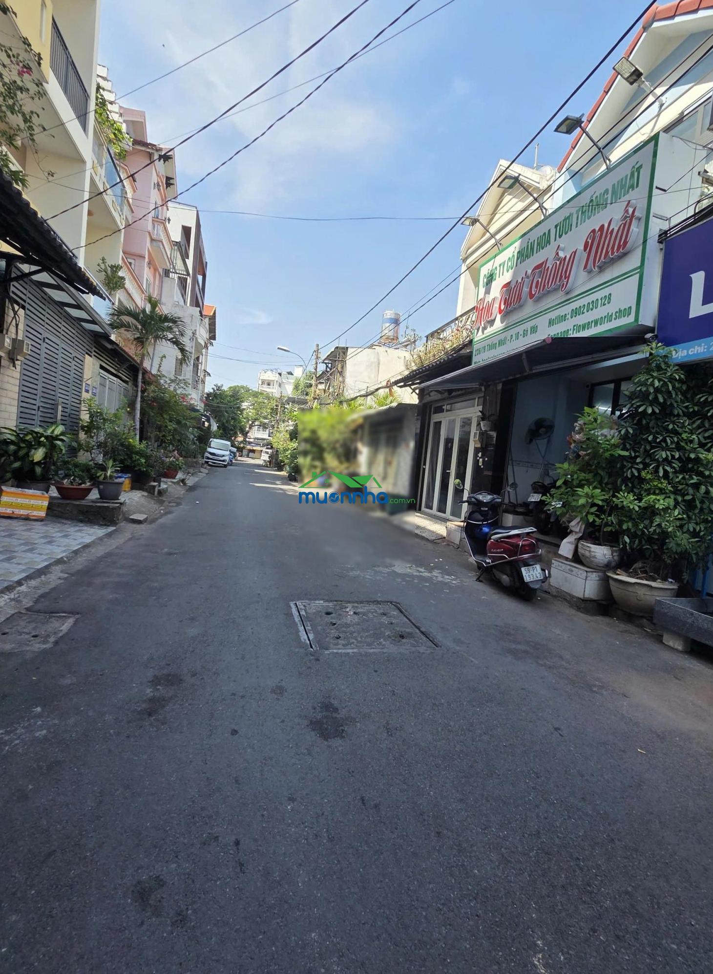 Bán nhà ngang 8m dài 13m sát mặt tiền đường thống nhất-ngay khu hà đô phường gò vâp-giá 16.5ty tl