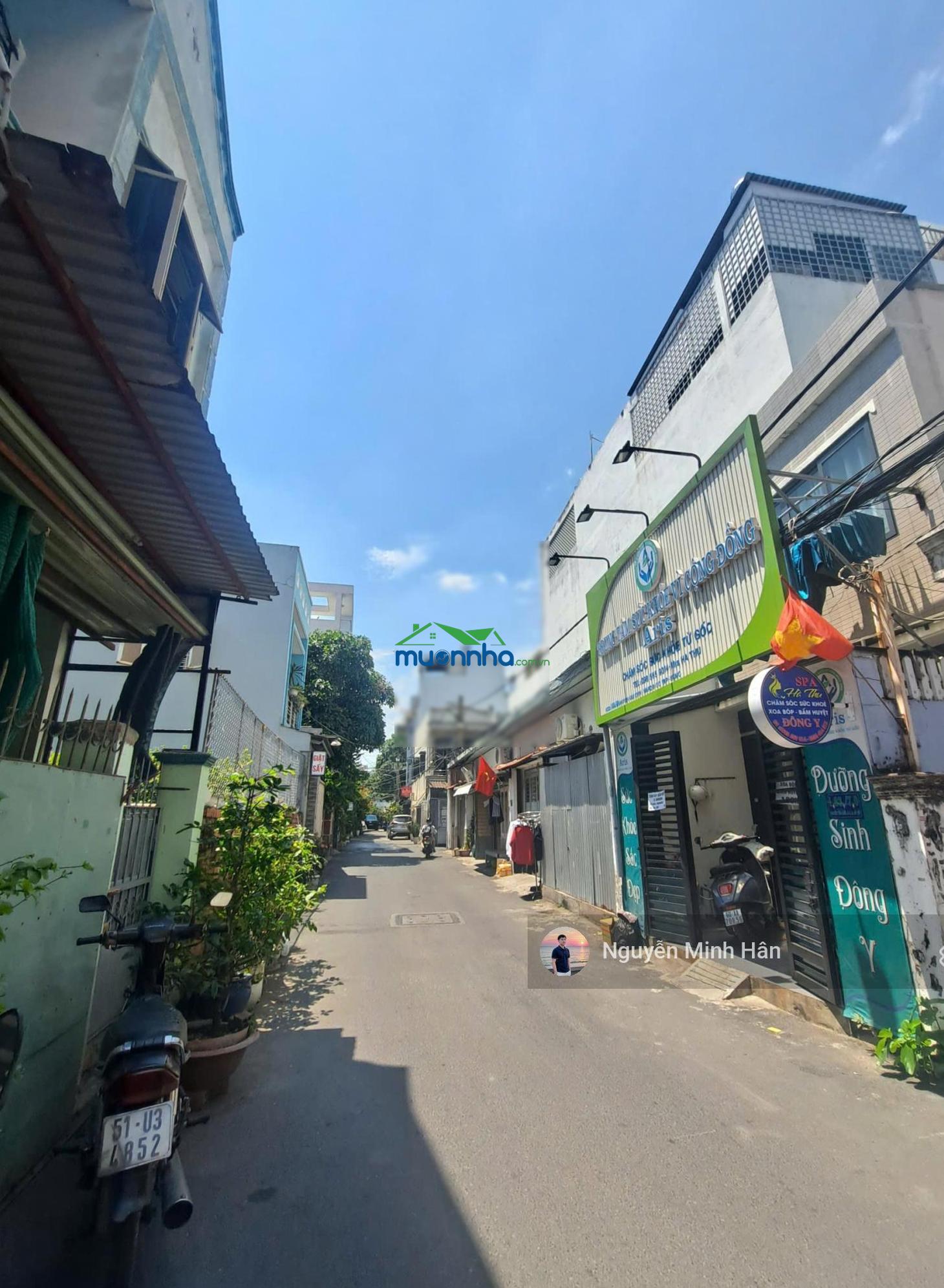 Bán đất tặng nhà ngay cv làng hoa 116tr/m2 hxh 183 nguyễn văn khối p8 4x16m cn 63m² chỉ 7,45 tỷ tl