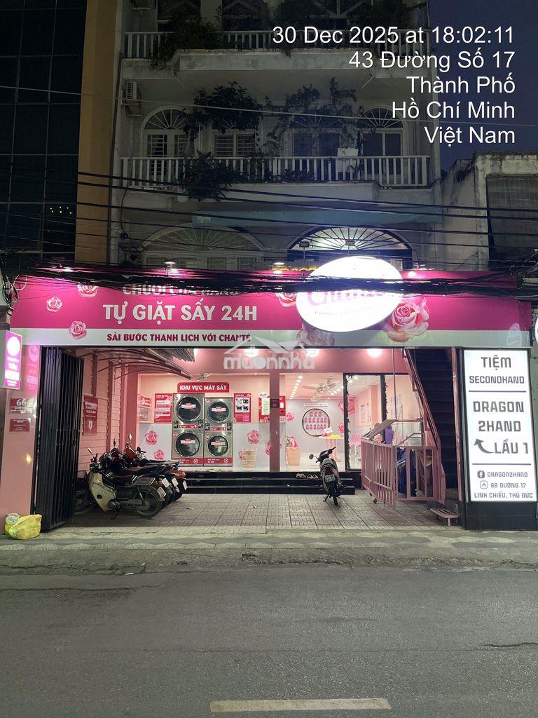 Cho thuê tầng 1, 2 làm văn phòng mặt tiền đường 17 thủ đức