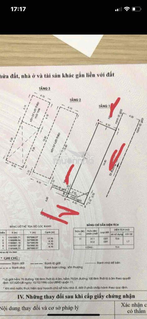 Vừa mở văn phòng cty vừa ở. 2mt hẻm 7m - 2