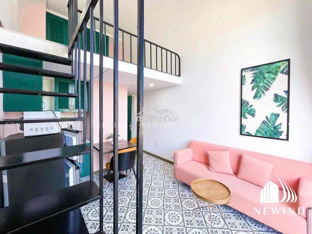 Duplex ban công gác cao 2m đứng thoải mái đầy đủ nội thất sát lotte q7 - 2