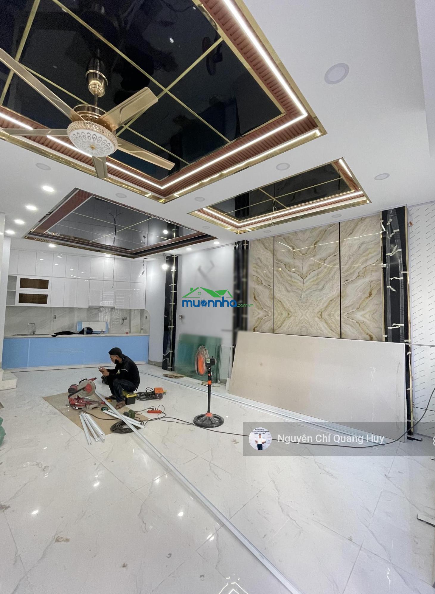 Nhà phố xây dựng mới có thang máy - đường rộng 8m nguyễn thị hương - 6m x 10m sổ hồng giá 8,2 tỷ