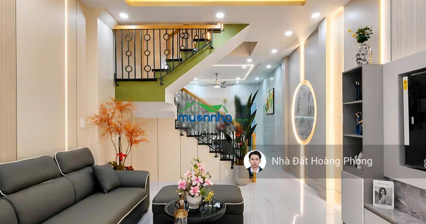 4 tầng - hẻm xe hơi - 0 lg - 60.4m2 - 4 phòng ngủ - bán nhà gần quang trung - trung tâm gò vấp