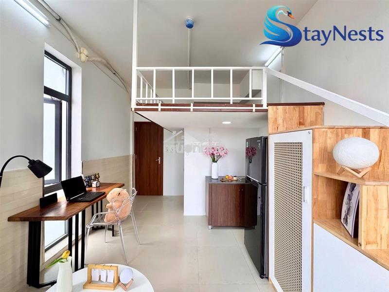 Khai trương căn hộ mới xây 100% có gác cao - gần đại học công thương