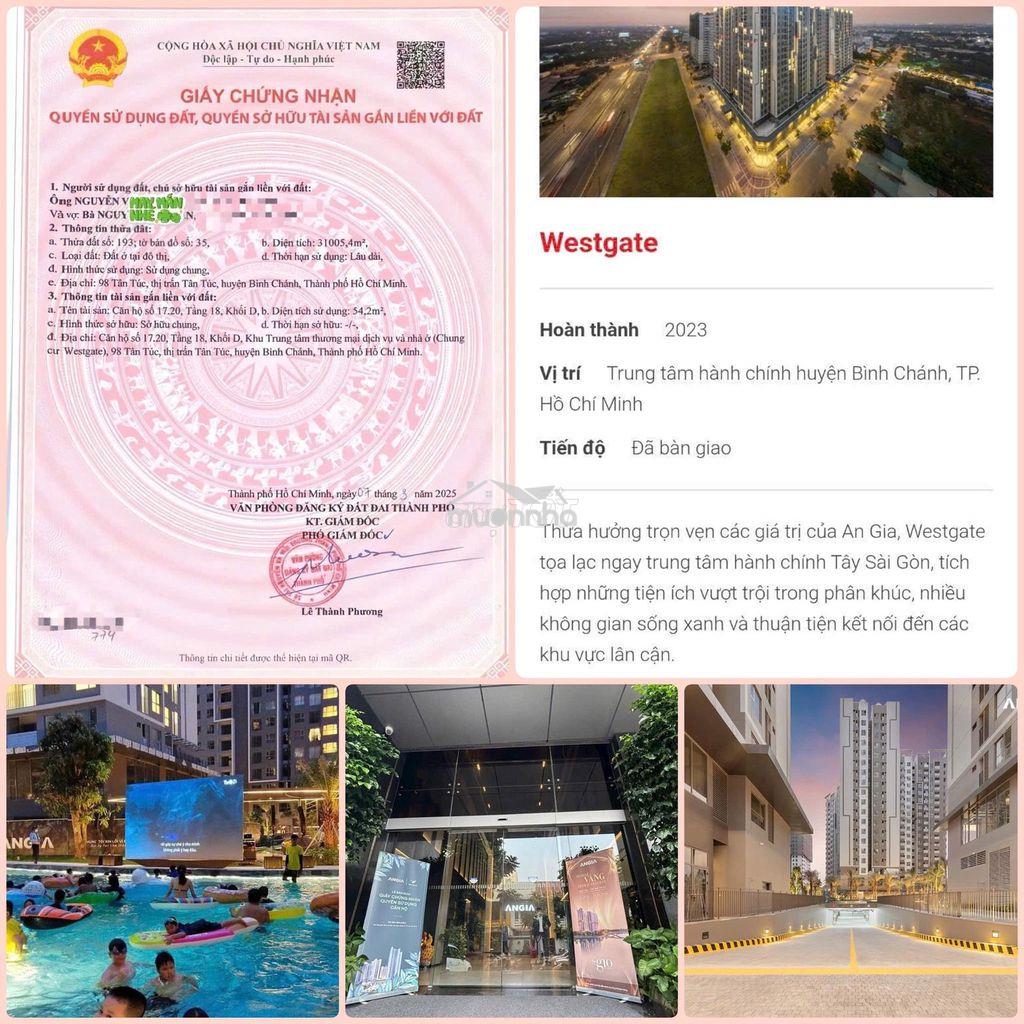 Bán giỏ căn hộ 59m2-2.65 tỷ, 69m2-3.15 tỷ, 85m2-3.6 tỷ westgate an gia - 2