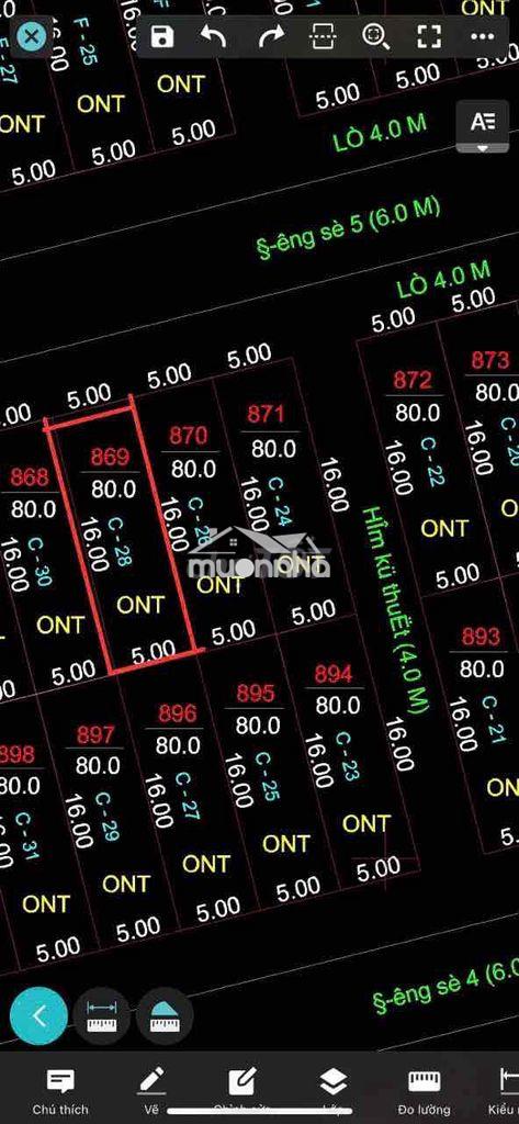 🏠Nền 80m2 đường số 5 – kdc phong điền – cầu vàm xáng – ninh kiều, c - 2