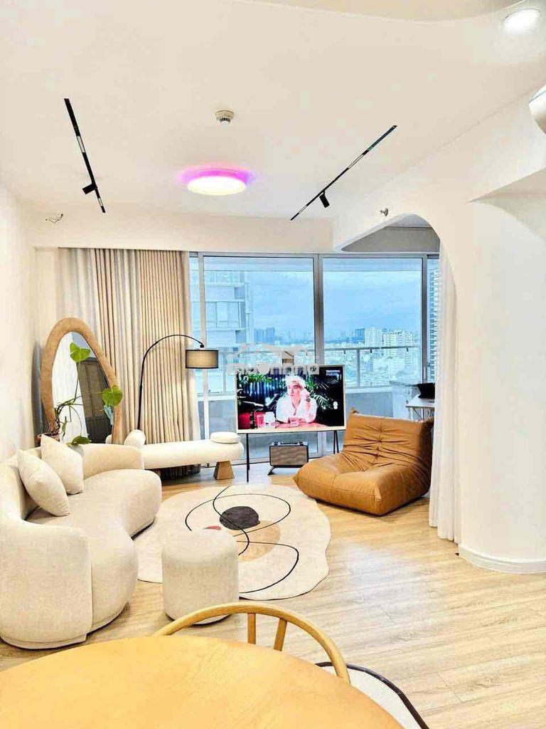 Cho thuê - studio view kính, 42m2 đầy đủ nội thất xinh xắn - 2