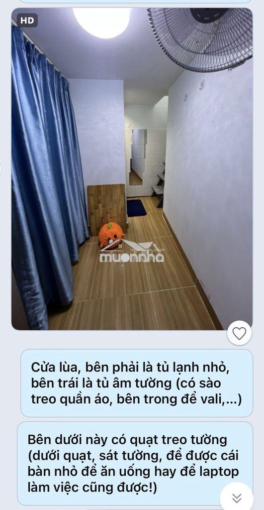 Phòng trọ nhỏ rẻ mà xinh xắn, tiện nghi đầy đủ xịn mịn