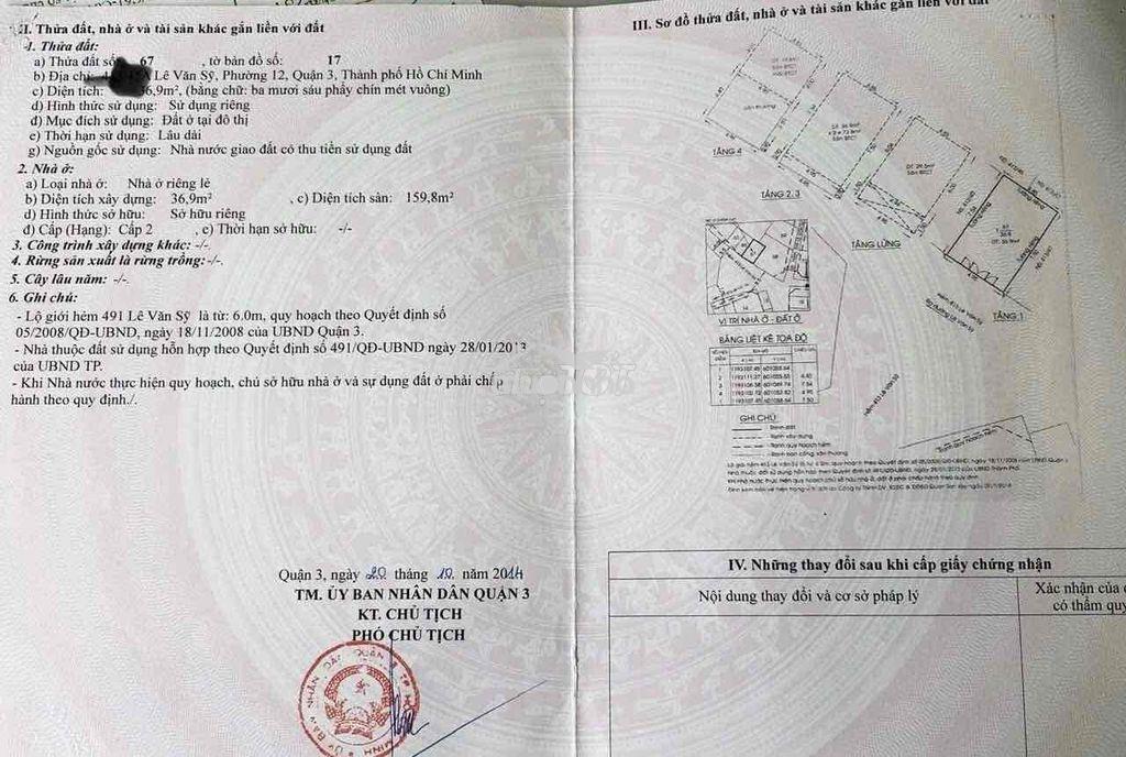 Gđ cần bán nhà chính chủ,hẻm thông xe hơi quay đầu.ngay trường,st,bv.. - 3