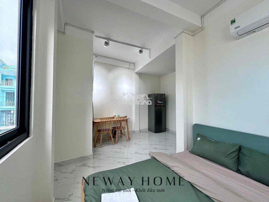Căn hộ studio cửa sổ thoáng full nội thất có máy giặt riêng mới keng - 3