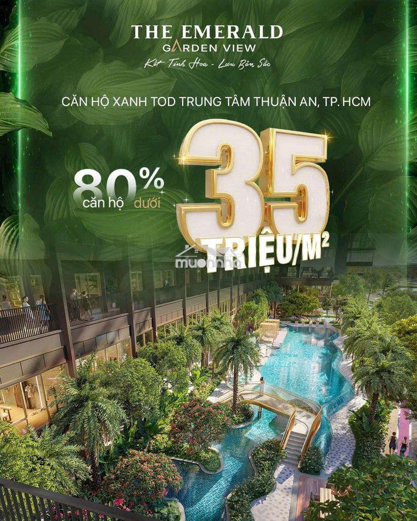 Emerald garden view- giỏ hàng cđt- căn 1pn giá chỉ 1ty39 - 4
