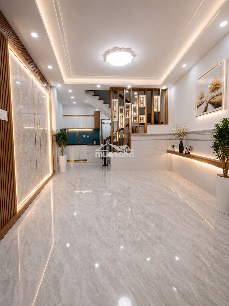 Nhà mới gần bệnh viện quận 12 4x7,2m 2pn, 2wc có giấy phép xây dựng
