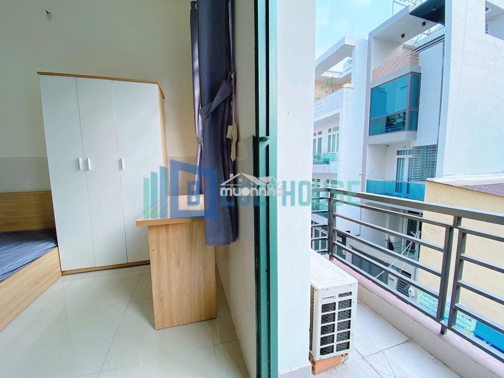 Phòng ban công rộng, đẹp đối diện etown cộng hòa, phường 13 cũ, tb - 2