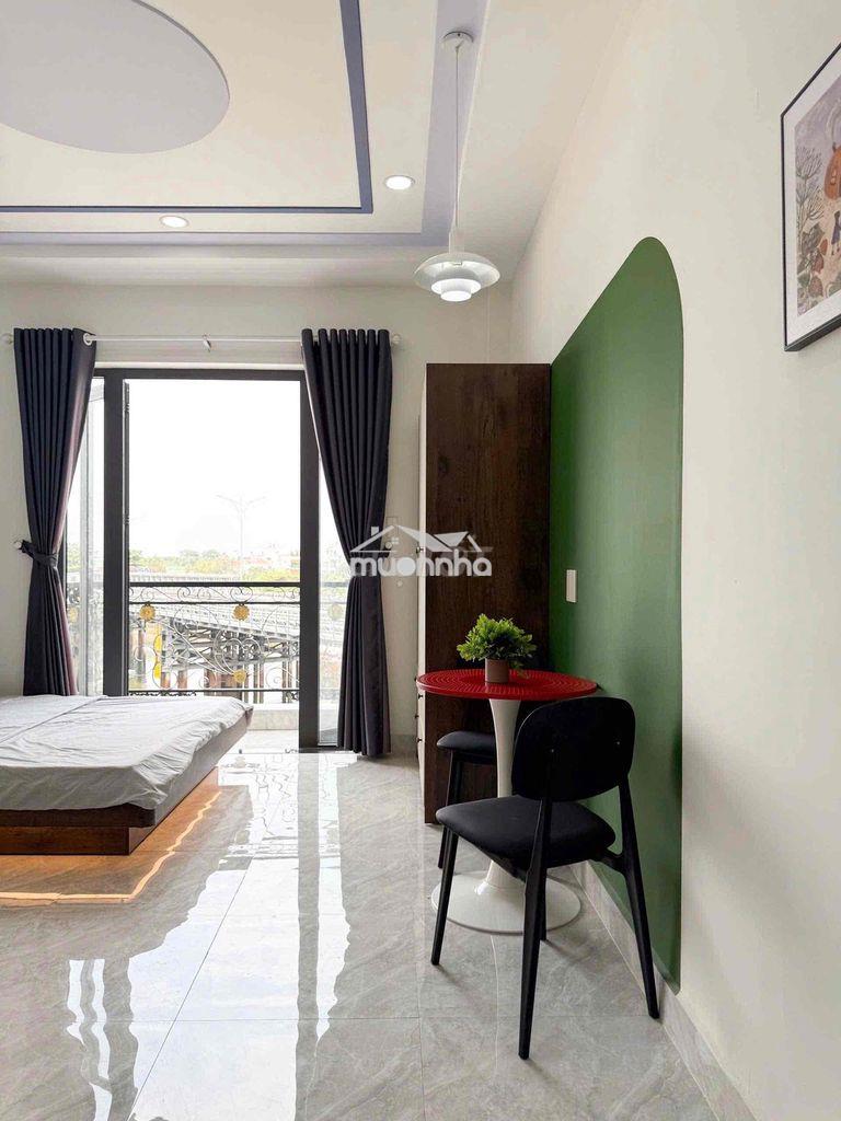 Cho thuê căn hộ bancong gần toà nhà viettel, vòng xoay dân chủ q10 - 4