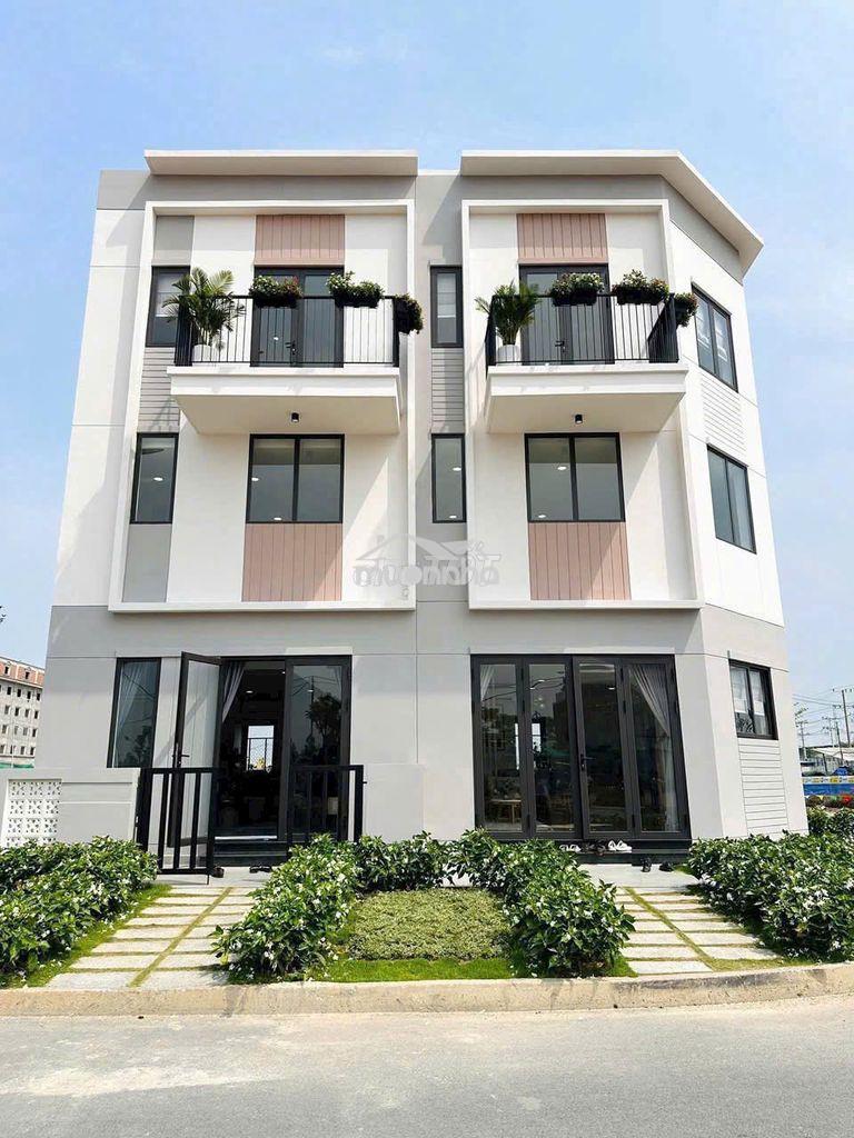 Nhà phố 1 trệt 1 lững 1 lầu ngay kcn vip2a cách chợ 300m giá f0 từ cđt