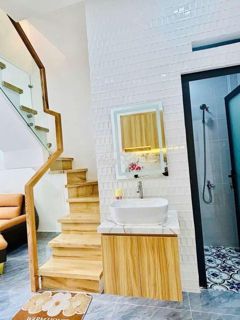 Nhà quận 6 gần vòng xoay phú lâm, ngay chợ phú lâm, hẻm trước nhà 3mét - 3
