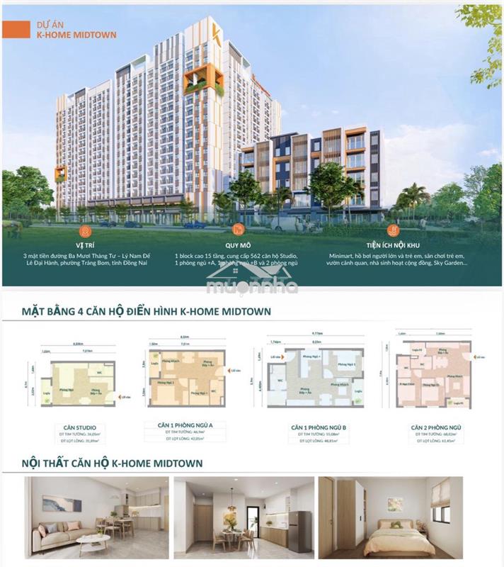 Nhận hồ sơ đăng ký nhà ở xã hội midtown trung tâm văn hóa trảng bom đn