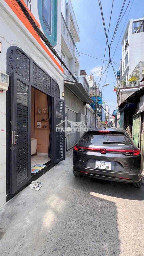 Bán nhà 5tỷ non hẻm xe hơi thông trần bá giao - 2