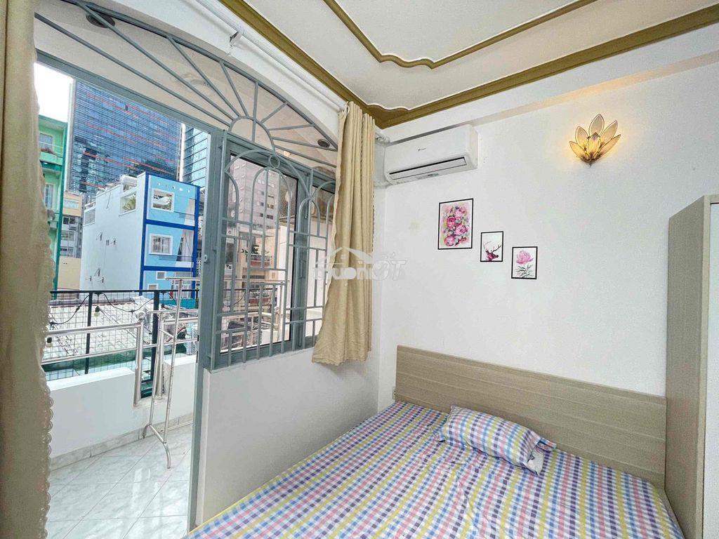 Cho thuê phòng trọ có ban công trang bị đầy đủ nội thất gần bùi viện - 2