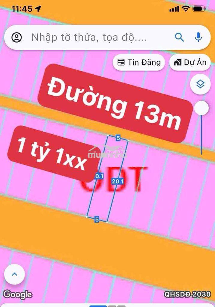 Bán gấp lô đất lan anh 2 giá 1.1 tỷ