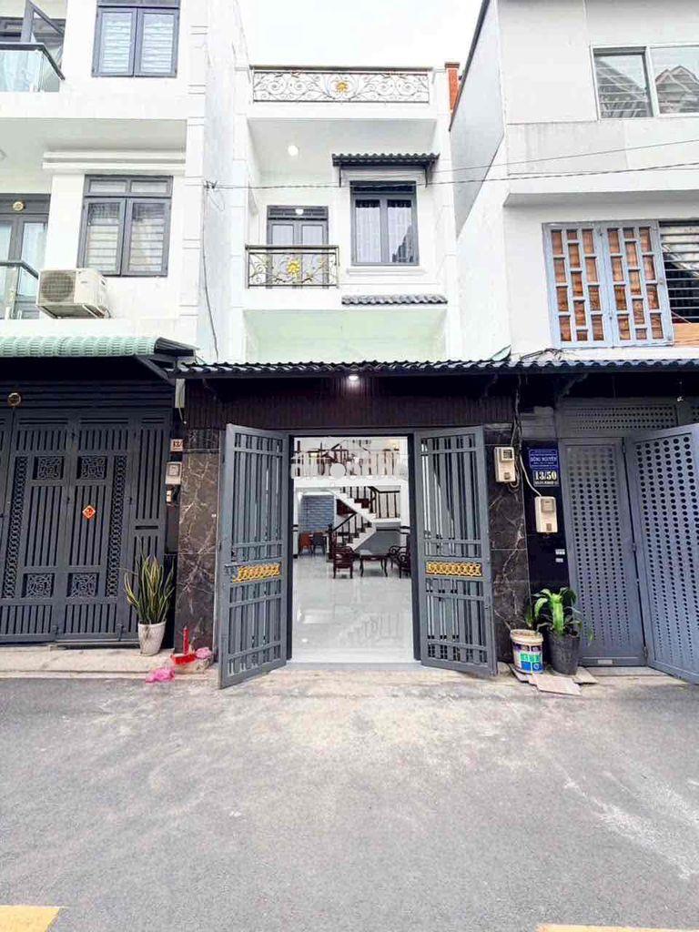 [Sát chợ htcity] nhà 3 tầng hẻm 1/ chợ tch03/07, kề bên htcity, q12 - 2