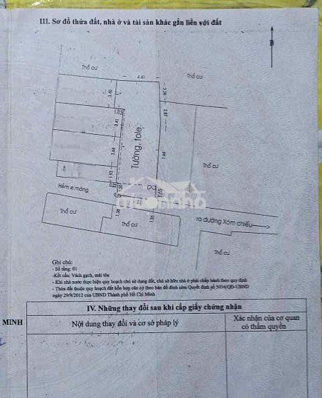 Mua bán nhà quận 4, 69m2 đất, ngang hơn 4m, hẻm thông gần mặt tiền. - 2