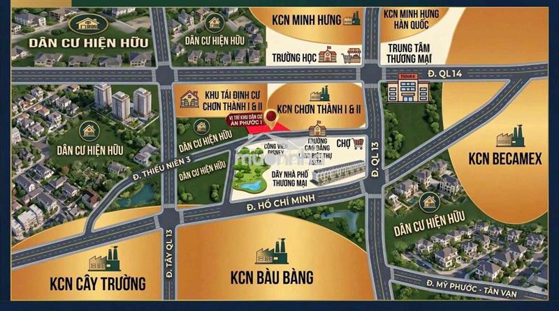 🔥 Chỉ còn 10 lô đẹp nhất dự án ngay tại kdc an phước i và kcn chơn thà
