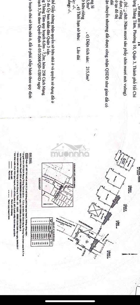 Bán nhà hẻm xe hơi đường cách mạng tháng 8. quận 3 ( 5x12m) 5 tầng đep - 2