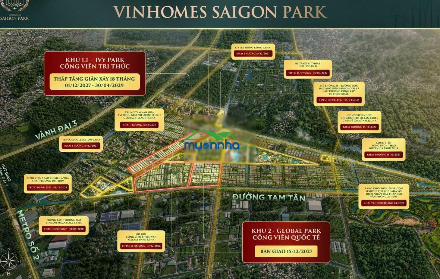 Bán nhà phố tại vinhomes saigon park hóc môn 50m² lh: 0903 835 *** - 3