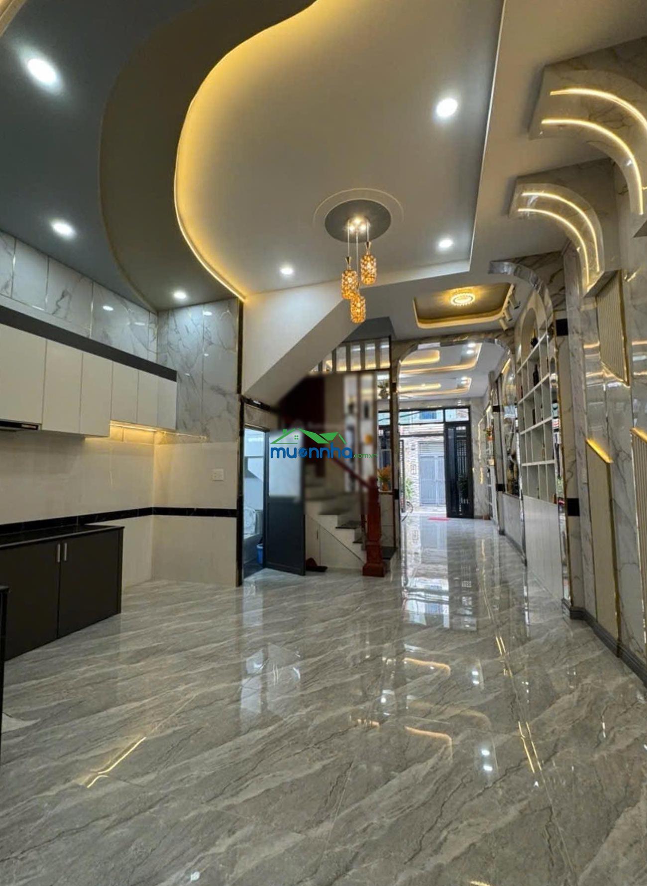 Nhà mới đẹp full nội thất hẻm xe hơi 6m lâm thị hố, quận 12 - 3