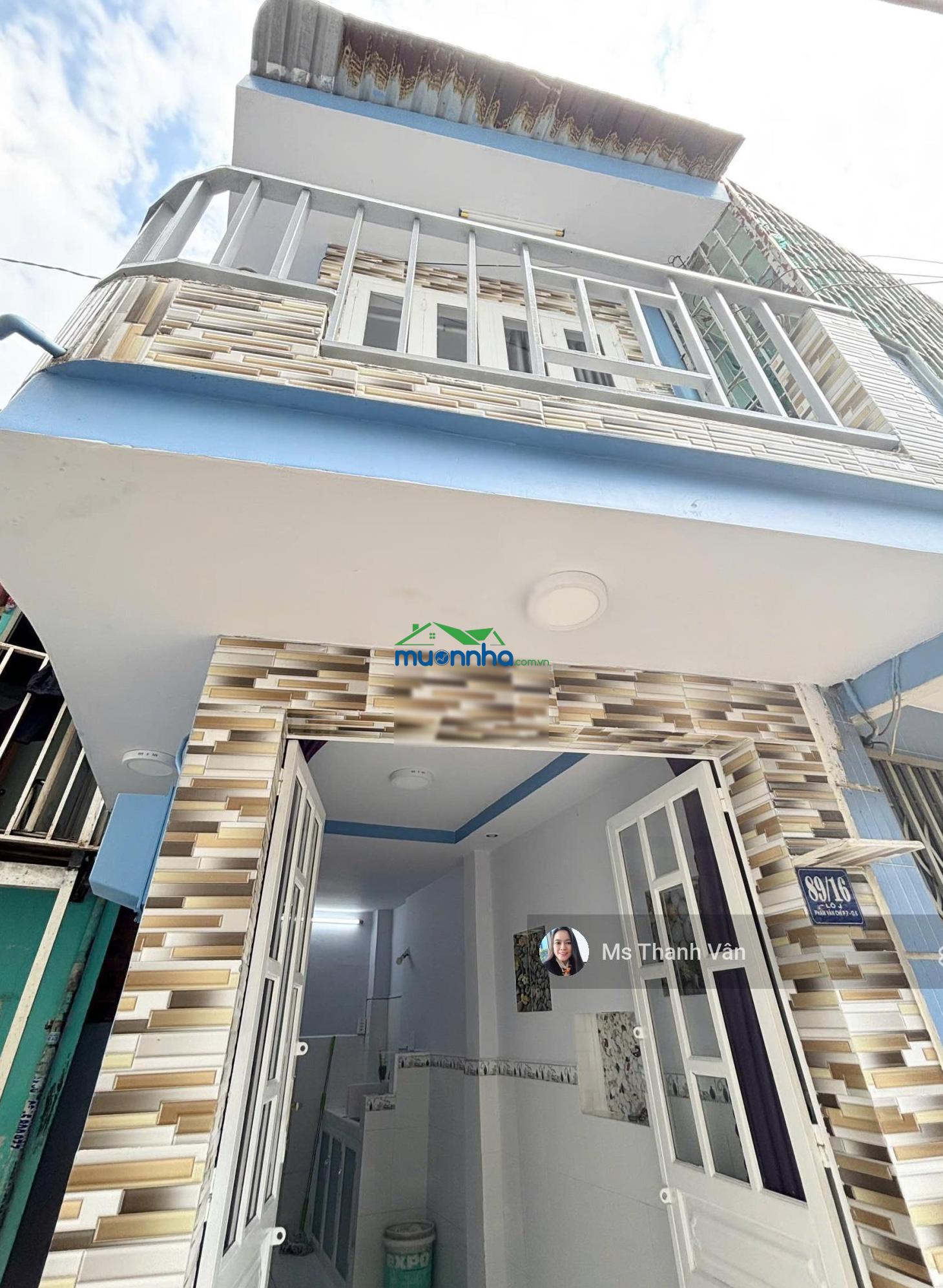 Bán nhà chính chủ 1ty699 trueu có sổ hồng vay đc 500 triệu nhà 1 lầu nhà mới sơn 2x5m có bancon rộn - 2