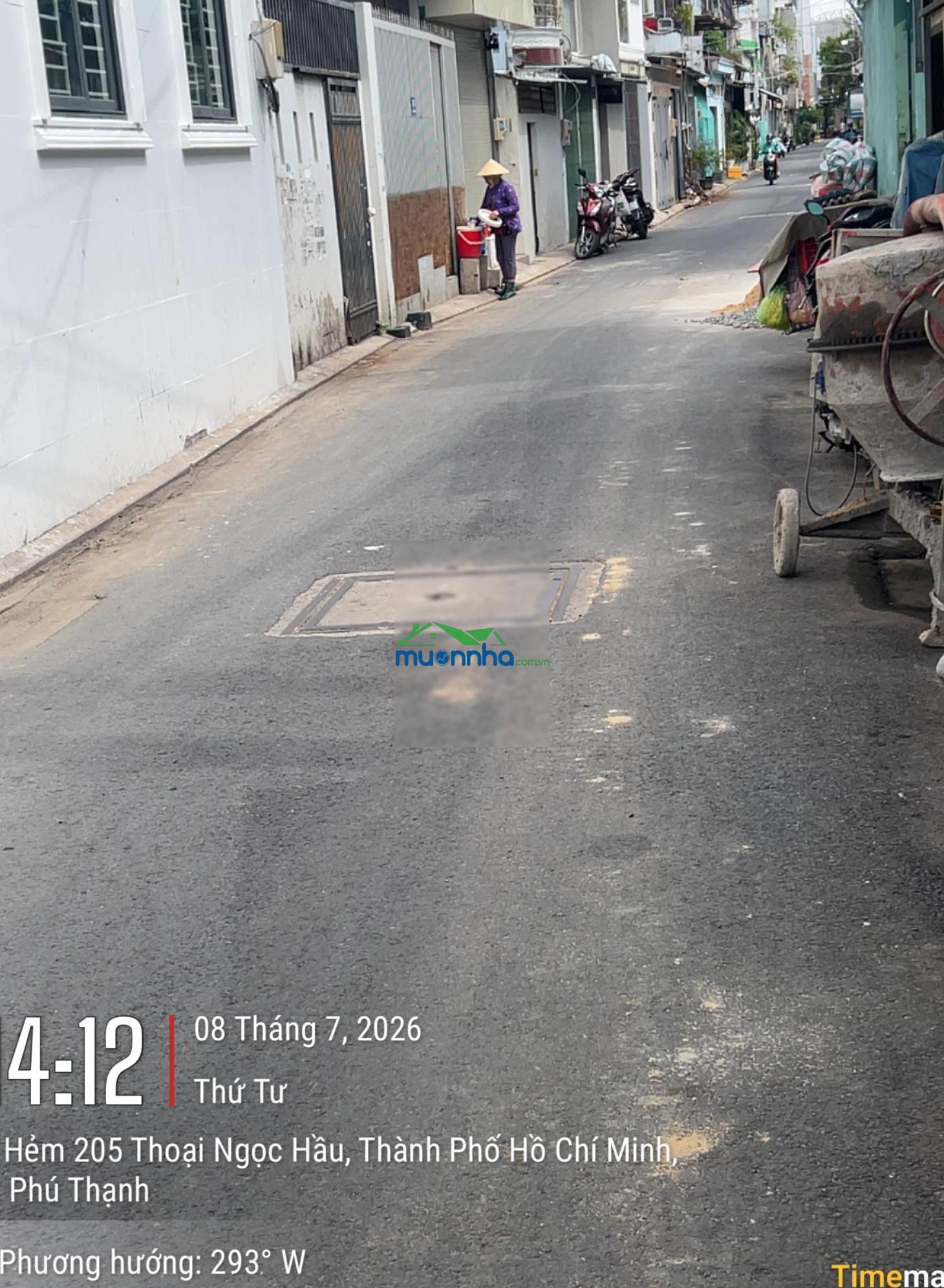 Siêu phẩm thoại ngọc hầu hẻm xe tải thông ngang 5m dài 23m 118m, chỉ 12tỷ hơn