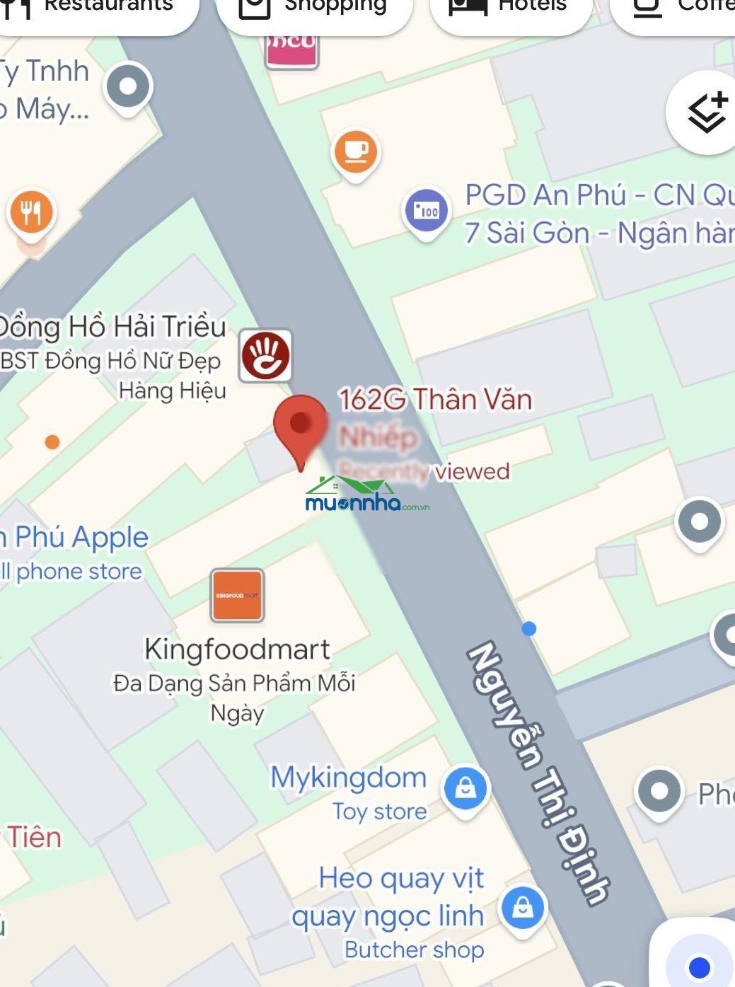 Nhà riêng mặt tiền đường thân văn nhiếp - 2