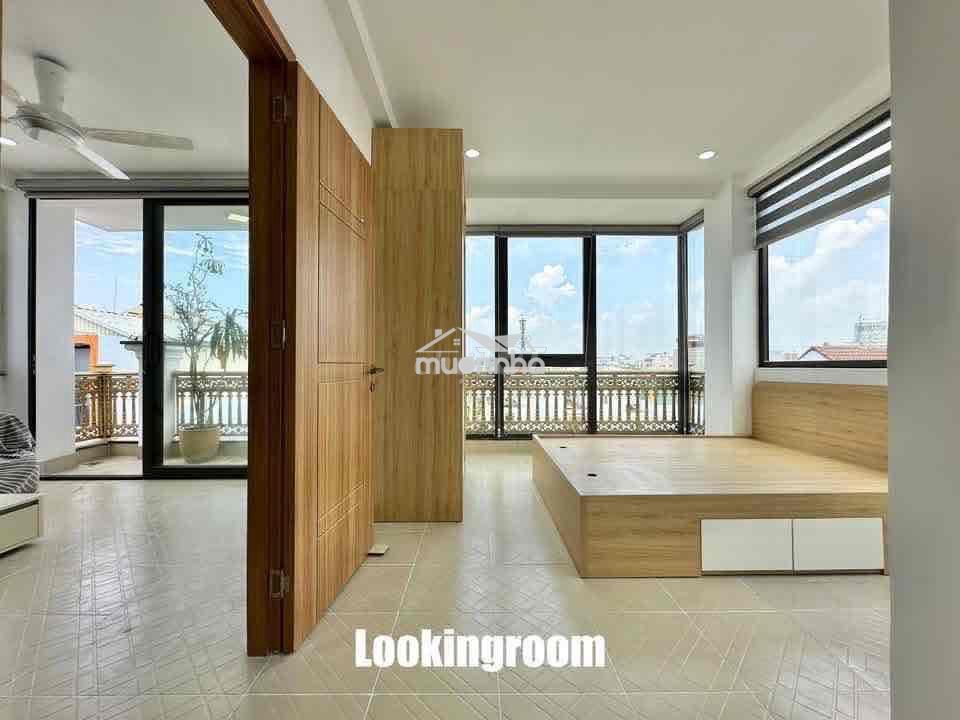 Cho thuê căn hộ penthouse 1pn tách bếp, ban công, full nt ngay aeon tp - 2