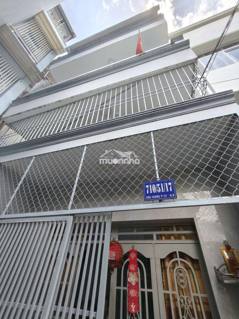 4 phòng hẻm 6m hậu giang