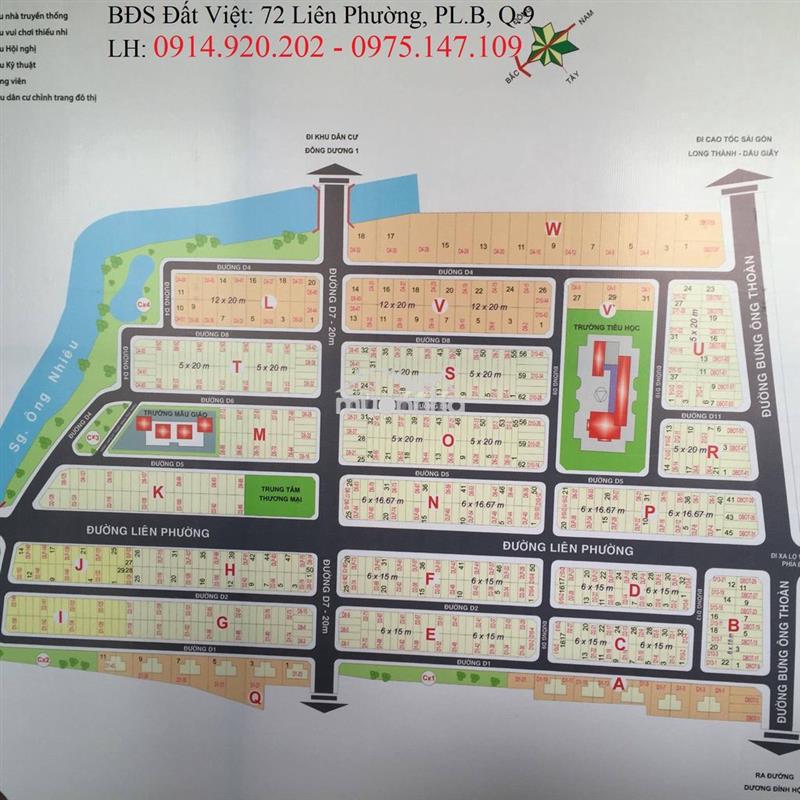 Chuyên nghiệp, bán nhanh 1 số nền đất kdc sở văn hóa thông tin q9