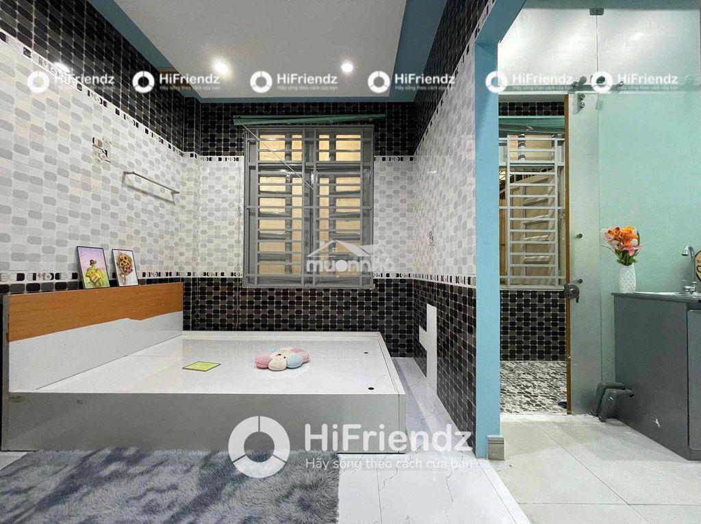 Cho thuê studio 1pn ban công tách bếp siêu rộng sát hòa bình đầm sen - 4