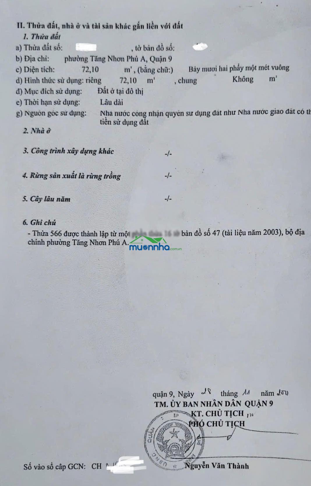 Mt đường 26 - làng tăng phú- 5.4 tỷ 87m2 sử dụng- đường 8m kinh doanh - 3