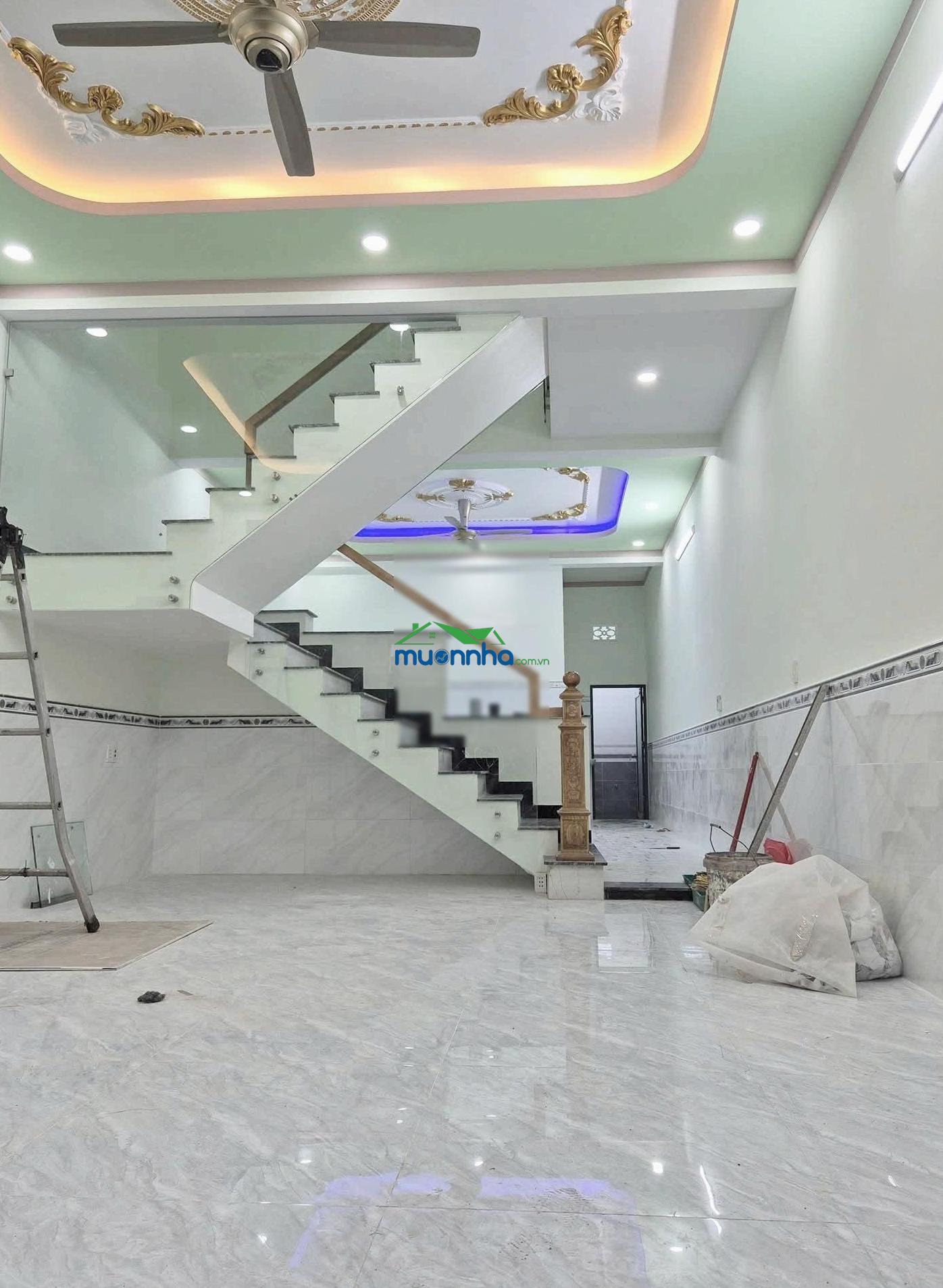 Bán nhà mái thái mặt tiền hướng ra chợ phú lạc bình chánh (5x17m) - 3