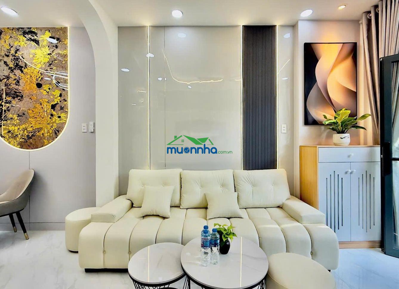 Nhà đẹp nguyễn trung trực, phường bình lợi trung, tp.hcm 50m² 1 trệt 1 lầu + sân thượng. full - 2