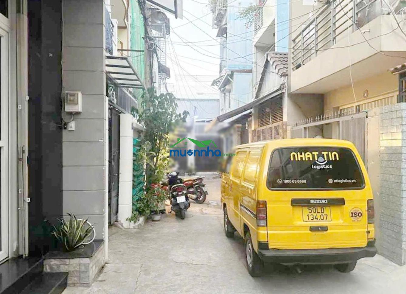 Hiếm -hẻm xe hơi thông phan văn trị bình thạnh - 44m2 nở hậu - nhà mới tặng full nội thất chỉ 5xty - 3