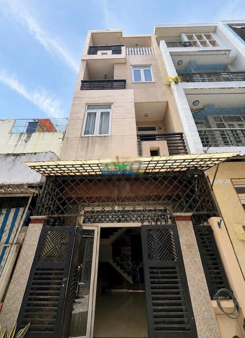 Nhà phố 4 tầng - hẻm 6m khu phân lô - đường số 21 quang trung, phường thông tây hội