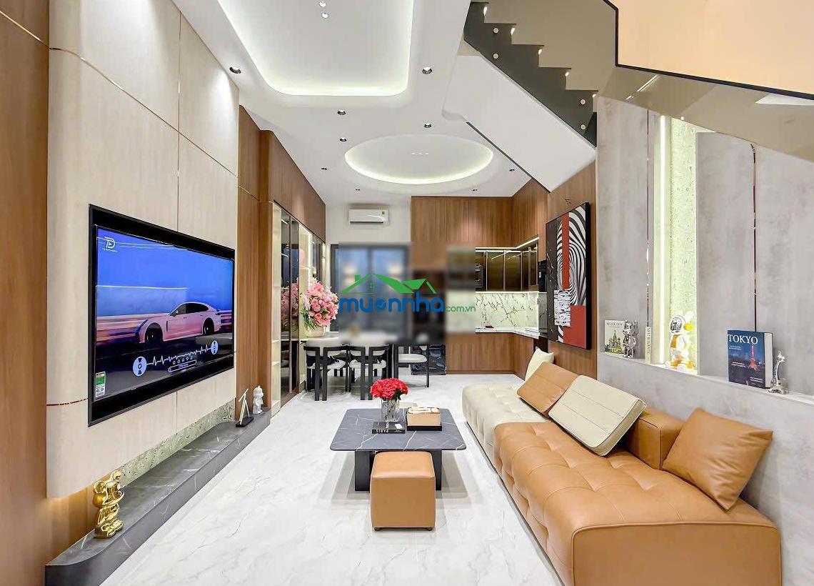 Bán nhà phố hiện đẹp full nội thất cao cấp, gần quận 7 - dt 60m2 giá 9 tỷ 390. lh 0788 911 *** - 2