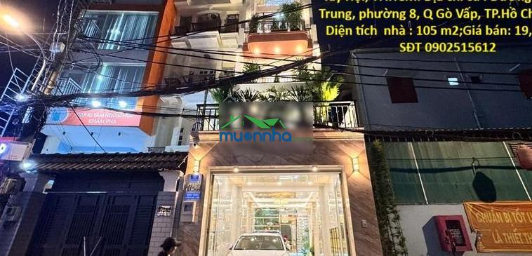 Nhà đẹp - giá tốt - cần bán nhanh căn nhà phố tại đường quang trung, phường thông tây hội, tp.hcm.