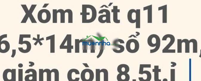 Giảm 5 tỉ, cần bán gấp nhà 92m2, xóm đất q11 - 2