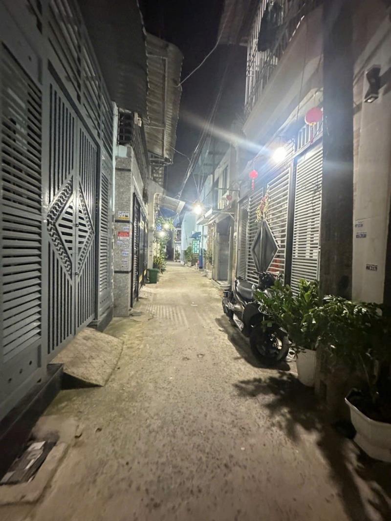 Ht45, tânthới hiệp hẻm xe hơi – gần cafe cây táo già – sát nhà máy bia tiger – tiện qua gò vấp – 2 tầng, giá chỉ 3.150 tỷ