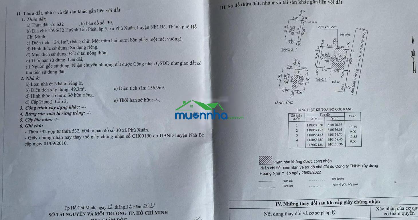 Bán nhà riêng tại đường huỳnh tấn phát, 6,5 tỷ, 124 m2, hàng hiếm uy tín - 3