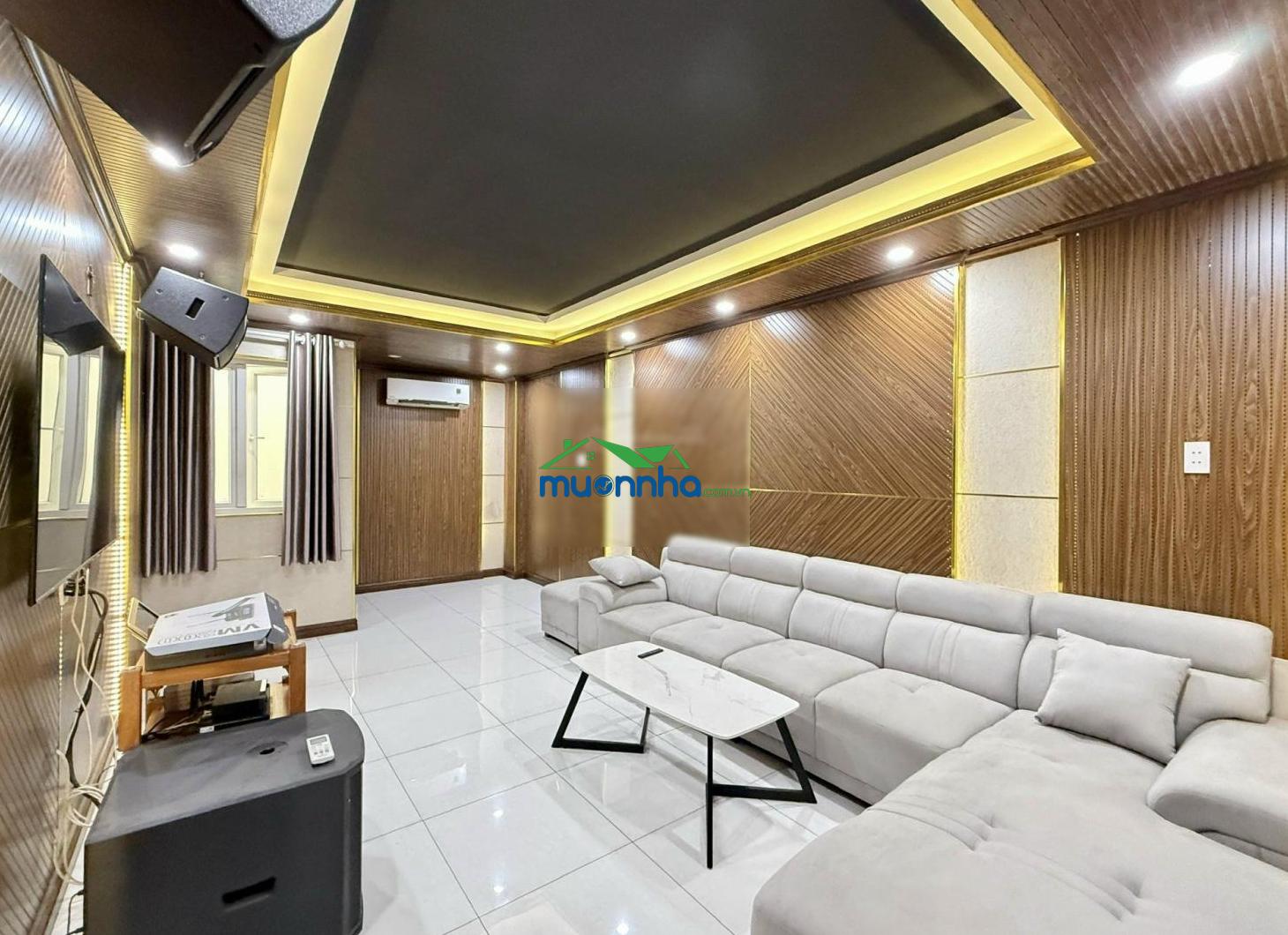 Nhà phố 4 tầng hẻm nhựa 12m khu vip đường hiệp thành 13 full nội thất - 2