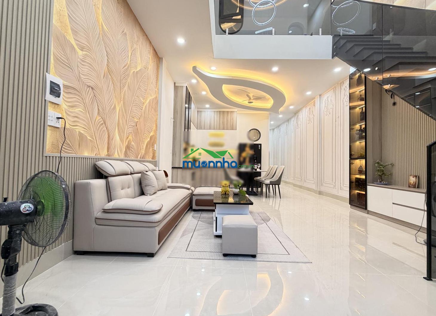 Bán nhà đẹp diện tích to và có 2 phòng ngủ dưới trệt, ngay trung tâm phường 6, gò vấp - 4
