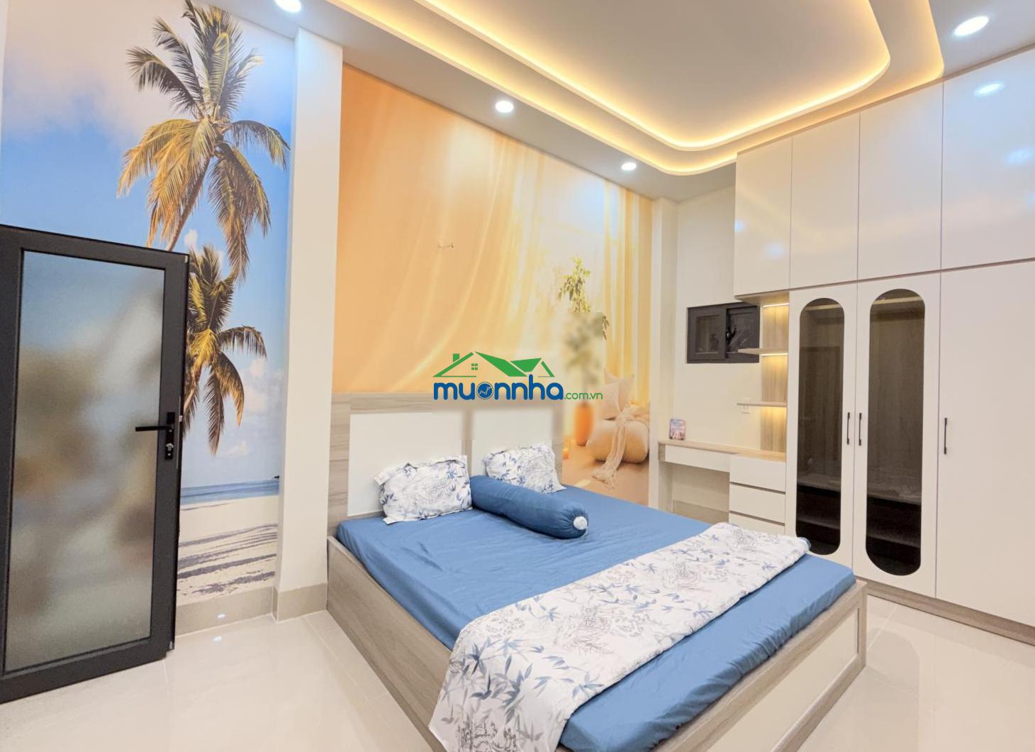 Bán nhà đẹp diện tích to và có 2 phòng ngủ dưới trệt, ngay trung tâm phường 6, gò vấp - 2